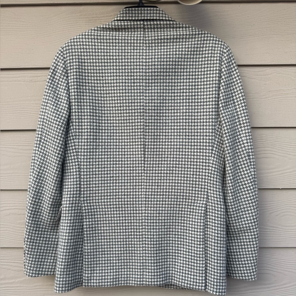Caruso Wool Checkered Blazer - Picture 4 of 16